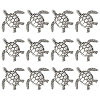 12Pcs Turtle Alloy Lapel Pinks for Backpack Clothes JEWB-CA0001-88AS-1
