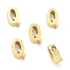 Ion Plating(IP) 304 Stainless Steel Charms STAS-K216-41Q-G-3