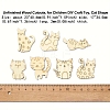 Cat Unfinished Wood Cutouts PW-WG1BA1D-01-3