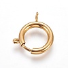 304 Stainless Steel Spring Ring Clasps STAS-P234-47G-1