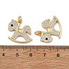 SHEGRACE Brass Micro Pave Black Cubic Zirconia Pendants XGRQ4S235-746G-3