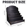 5-Tier Wood Display Riser Stands for Greeting Cards ODIS-WH0043-230B-2