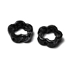 Flower Hollow Glazed Porcelain Bead Frame PORC-A034-09F-2