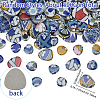 500G 4 Colors Mosaic Tiles Porcelain Cabochons DIY-SP0007-87-2