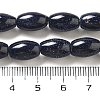 Synthetic Blue Goldstone Beads Strands G-B106-B01-01-5