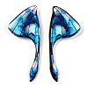 Epoxy Resin Wing Pendants RESI-TAC0021-96L-2