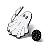 Halloween Ghost with Knife Zinc Alloy Enamel Pin Brooches JEWB-Q044-02A-3