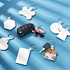Sublimation Double-Sided Blank MDF Keychains KEYC-GA0001-38-5