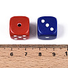Baking Paint Opaque Acrylic Beads SACR-T017-41-3