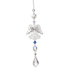 Glass Teardrop Hanging Suncatchers HJEW-JM04755-02-2
