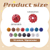 150Pcs 15 Colors Handmade Polymer Clay Beads CLAY-ME0001-02-2