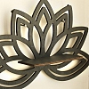 Wooden Lotus Shelf for Crystals PW-WG03784-01-3