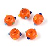 Handmade Lampwork Bumpy Beads LAMP-ZX003-07-06-1