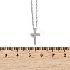 Non-Tarnish 304 Stainless Steel Pendant Necklaces X-NJEW-E141-42P-3