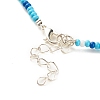 Glass Seed Beaded Necklace NJEW-JN03825-04-5