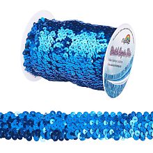 Olycraft Plastic Paillette Elastic Beads PVC-OC0001-01C