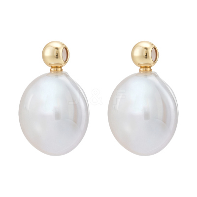 Natural Freshwater Pearl Pendants PEAR-WH0011-002A-G-1