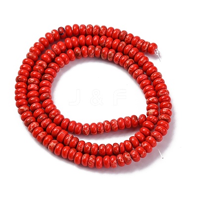 Synthetic Imperial Jasper Dyed Beads Strands G-K343-C39-03-1