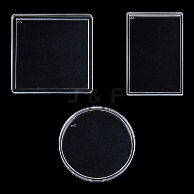 3 Sets 3 Style Acrylic Plate DIY-FH0006-02-1