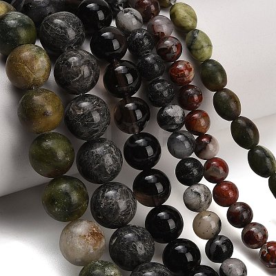 Natural Mixed Stone Beads Strands G-F591-30-1