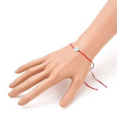 Adjustable Nylon Cord Braided Bead Bracelets BJEW-JB05543-02-1