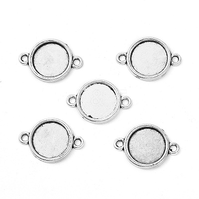Tibetan Style Alloy Cabochon Connector Settings LS-TIBE-M022-10AS-1