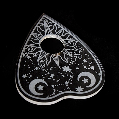 Heart Acrylic Pendulum Boards WICR-PW0003-003-1