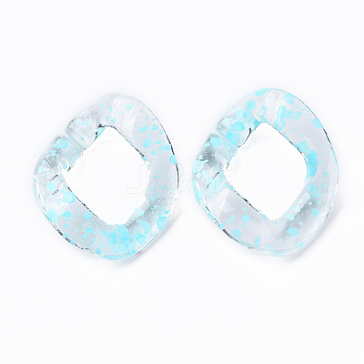 Transparent Acrylic Linking Rings OACR-N009-015A-B08-1