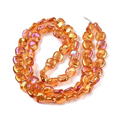Electroplate Glass Beads Strands EGLA-N012-07L-1
