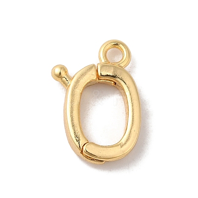 Brass Fold Over Clasps KK-H483-06A-1