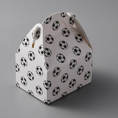Football Pattern Kraft Paper Candy Boxes CON-WH0084-34A-1