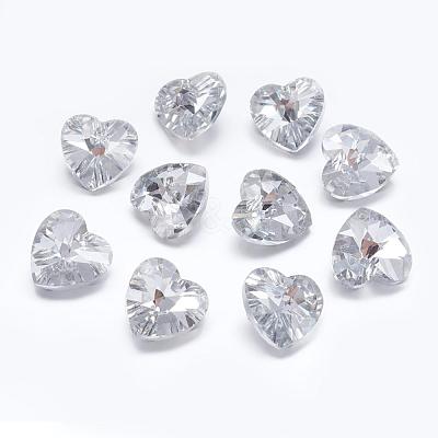 Valentine's Day Handmade Glass Pendants X-GH14mm01Y-S-1