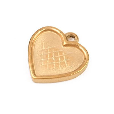 304 Stainless Steel Pendant Cabochon Settings STAS-L313-02G-1