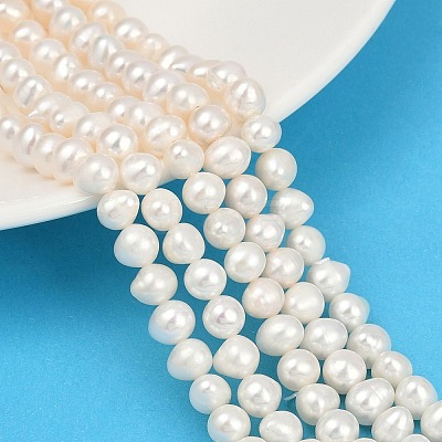Natural Cultured Freshwater Pearl Beads Strands PEAR-I007-07Y-01A-1