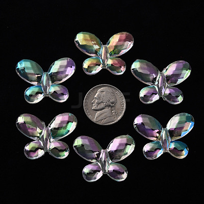 Transparent Acrylic Beads MACR-S374-12D-01-1