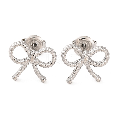 Non-Tarnish 304 Stainless Steel Stud Earrings LS-EJEW-G395-20P-1