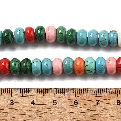 Synthetic Turquoise Beads Strands X-G-B140-M01-1