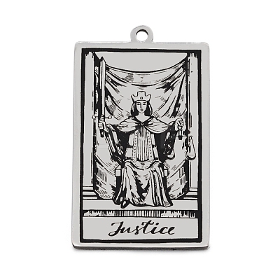 Non-Tarnish 201 Stainless Steel Pendants STAS-S105-LA211-17-1