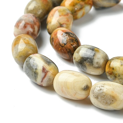 Barrel Shaped Gemstone Natural Crazy Lace Agate Beads Strands X-G-S114-08-1