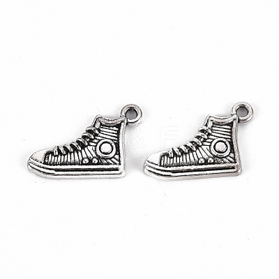 Tibetan Style Alloy Pendants TIBE-N010-68AS-RS-1