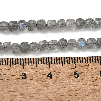 Natural Labradorite Beads Strands G-B168-B07-4x4mm-1