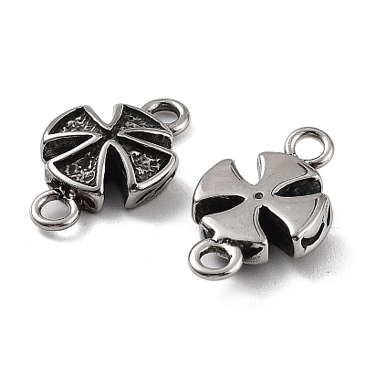 316 Surgical Stainless Steel Connector Charms Hand Polished STAS-K276-20AS-1
