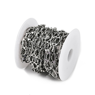 304 Stainless Steel Oval Link Chains CHS-C017-10P-1