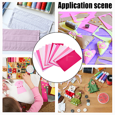 7Pcs Cotton Pure Color Fabric AJEW-WH0481-631A-1