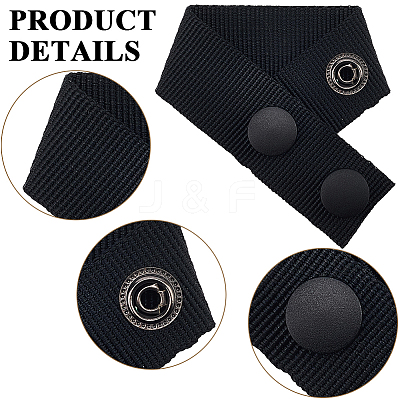 8Pcs Nylon Tactical Wide Strap Loop Keepers DIY-CP0013-41-1