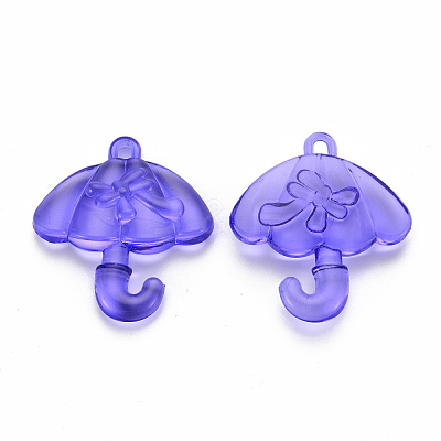 Transparent Acrylic Pendants TACR-T024-01B-936-1