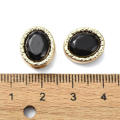 Rack Plating Alloy Beads PALLOY-Z004-02G-03-1