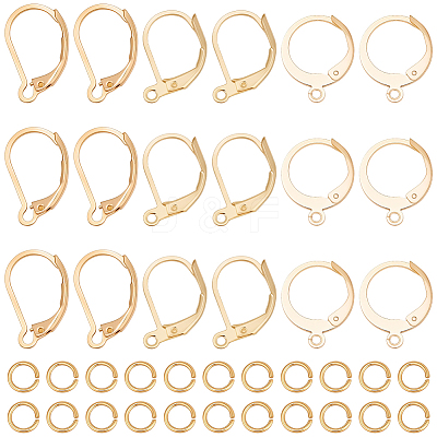 30Pcs 3 Styles 304 Stainless Steel Leverback Earring Findings STAS-BBC0009-24-1