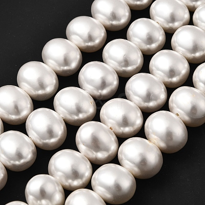 Shell Pearl Beads Strands BSHE-F013-01R-1