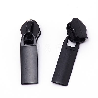 Zinc Alloy Zipper Slider PALLOY-WH0079-32EB-02-1